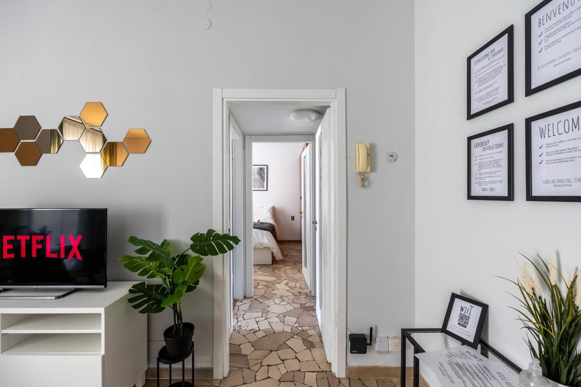 8 Min Dalla Metro Casa Elegante Con Netflix E Wifi Milano Exterior foto